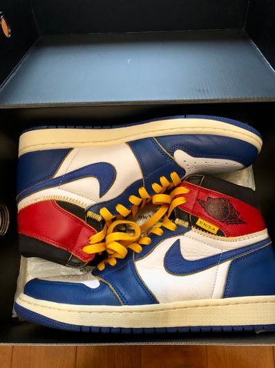 Union × Nike Air Jordan 1 Retro High OG NRG "Storm Blue/Varsity Red"