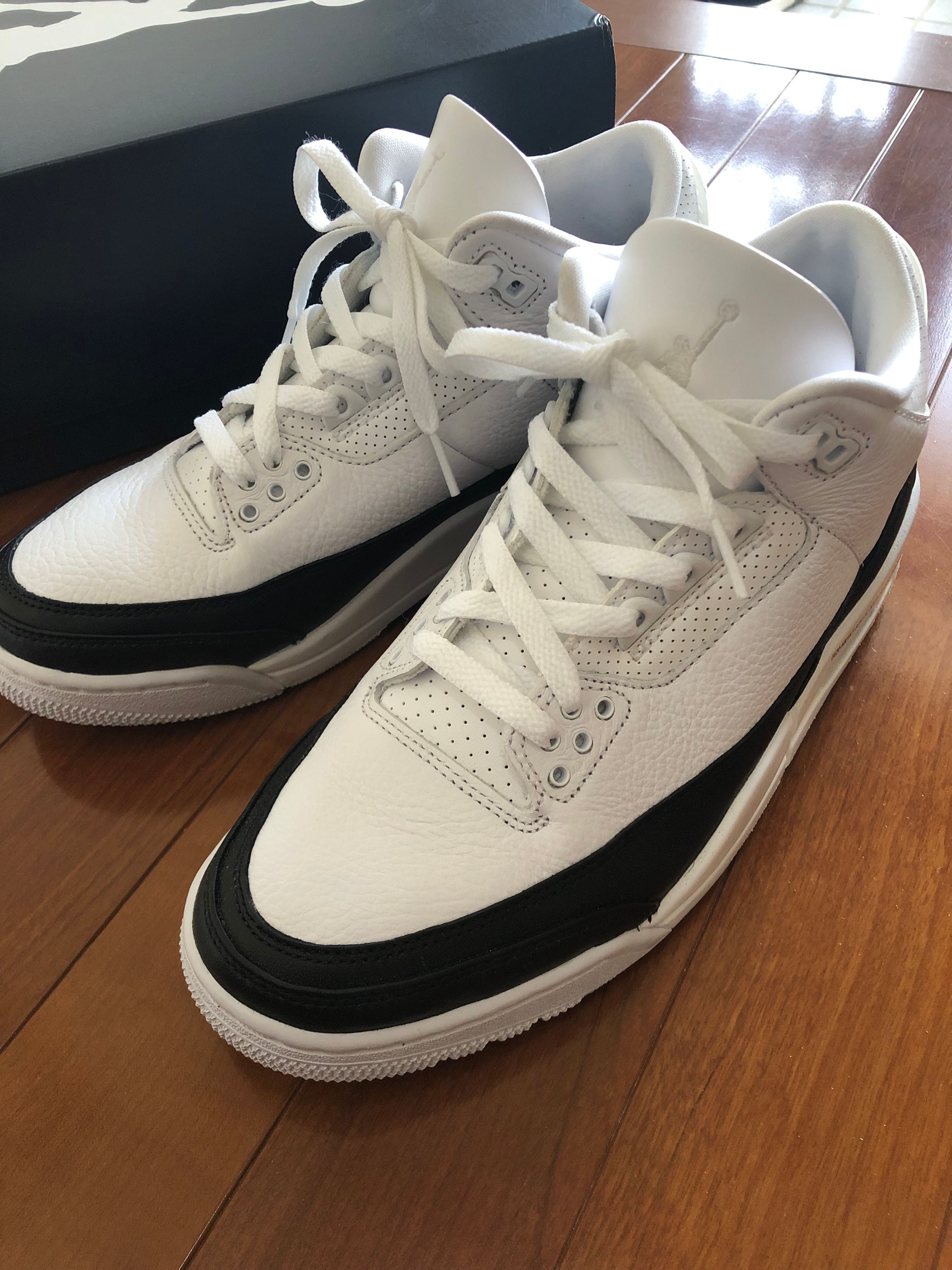 Fragment × Nike Air Jordan 3 "White/Black"