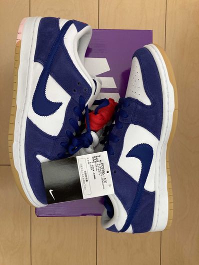 Nike SB Dunk Low "Los Angeles Dodgers/Deep Royal Blue"