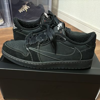 Travis Scott × Nike Air Jordan 1 Low OG SP "Black Phantom"