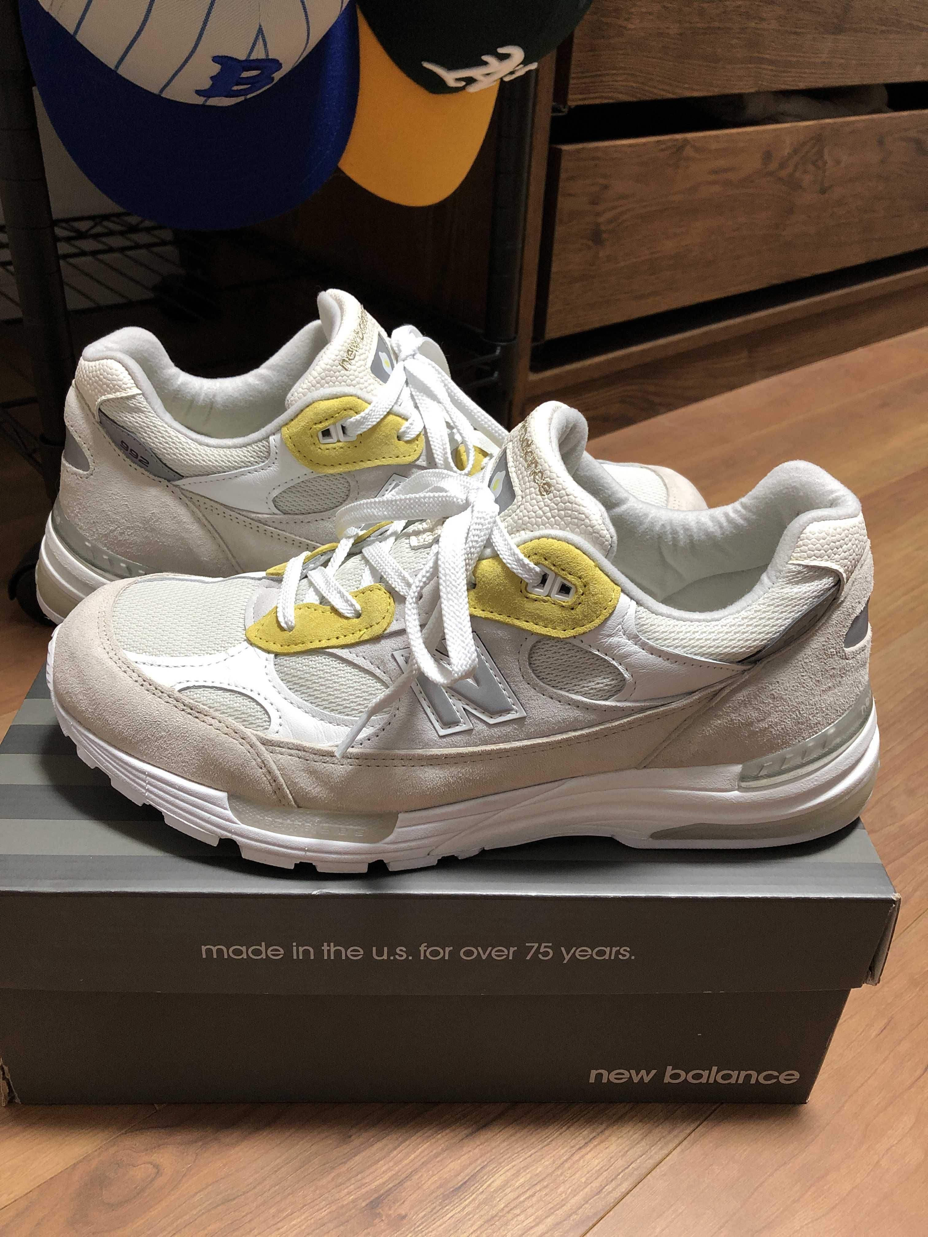 Paperboy × New Balance 992 "Fried Egg"