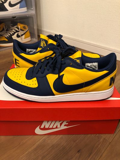 Nike Terminator Low "University Gold and Navy/Michigan"