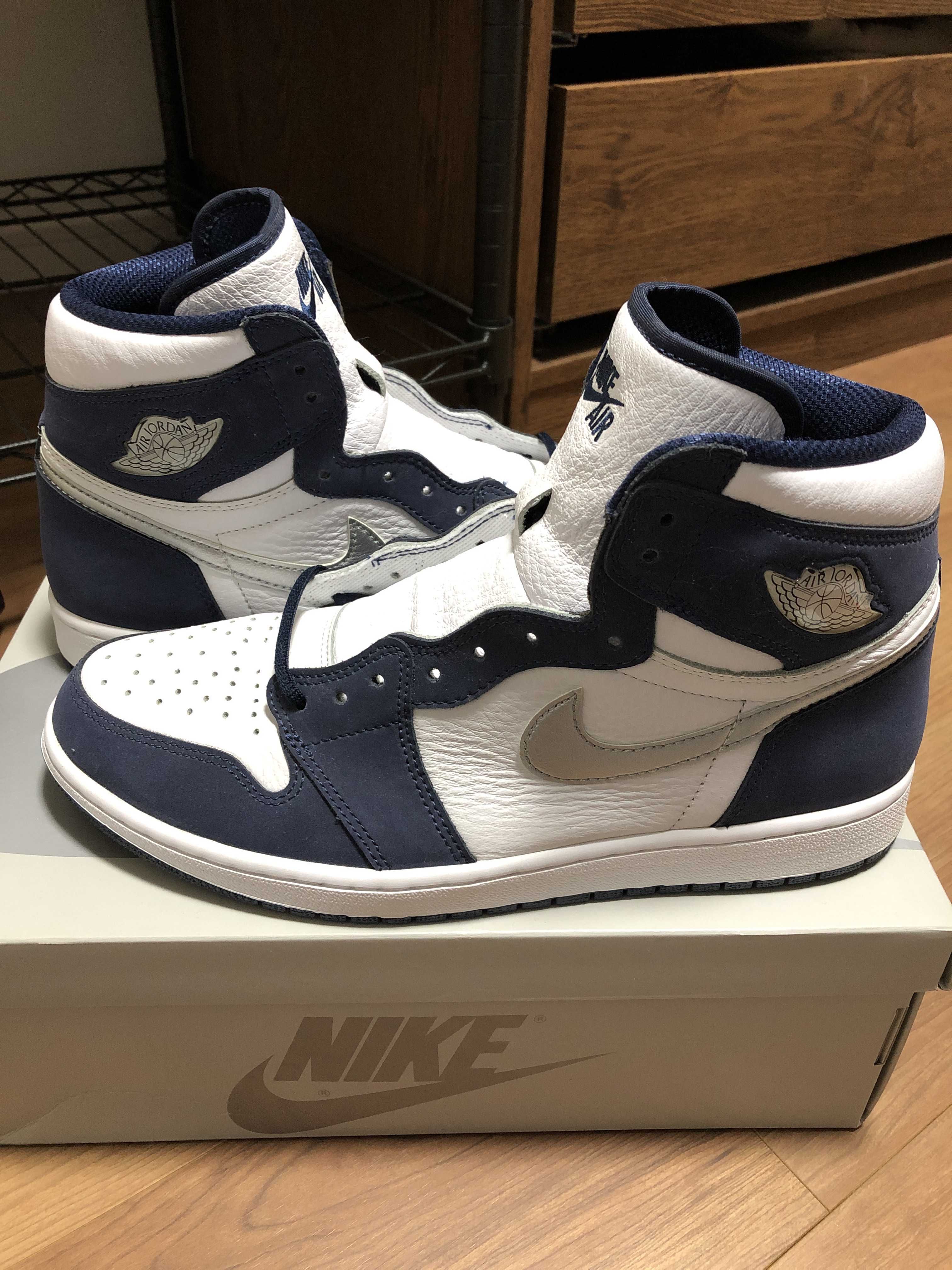Nike Air Jordan 1 High OG CO.JP "White/Midnight Navy" (2020)(ブリーフケースなし)