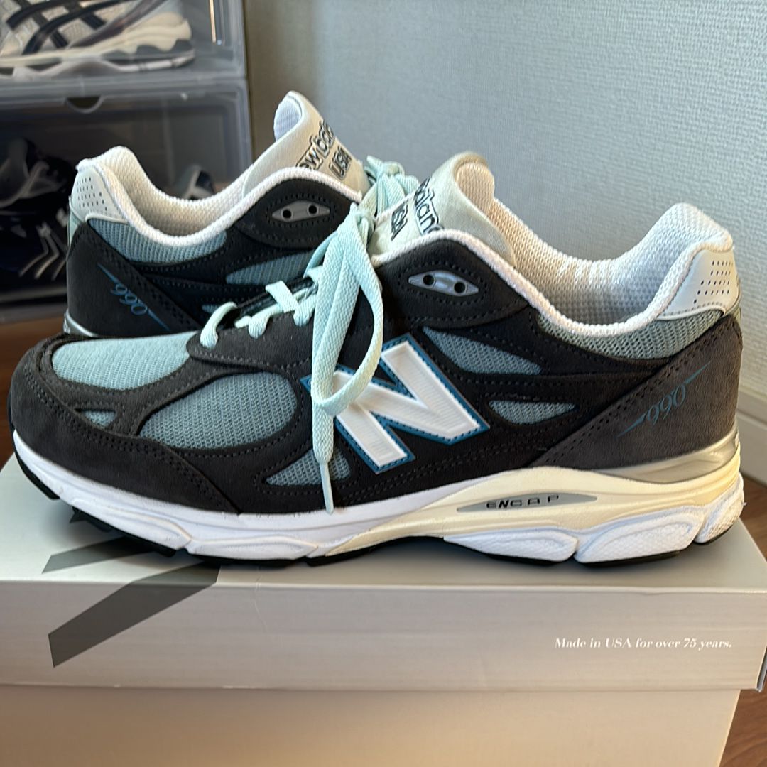 KITH × New Balance 990V3 "Steel Blue"