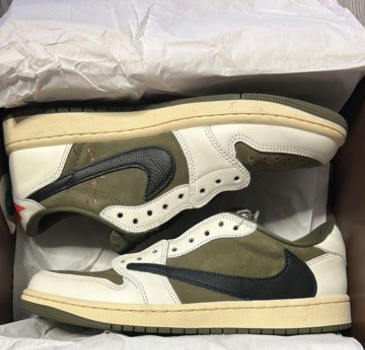 Travis Scott × Nike Air Jordan 1 Low OG SP "Reverse Olive"