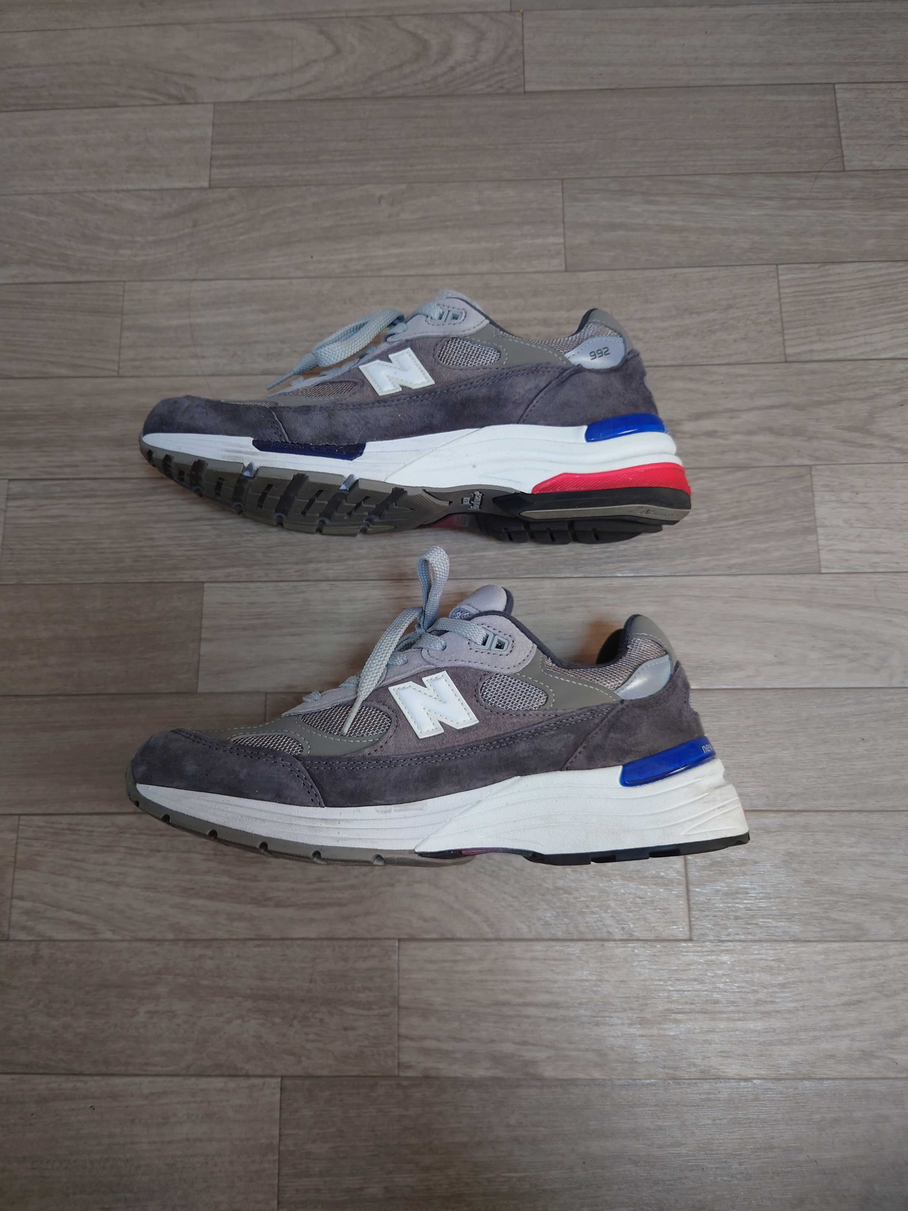 New Balance 992 "GRAY/BLUE/RED"