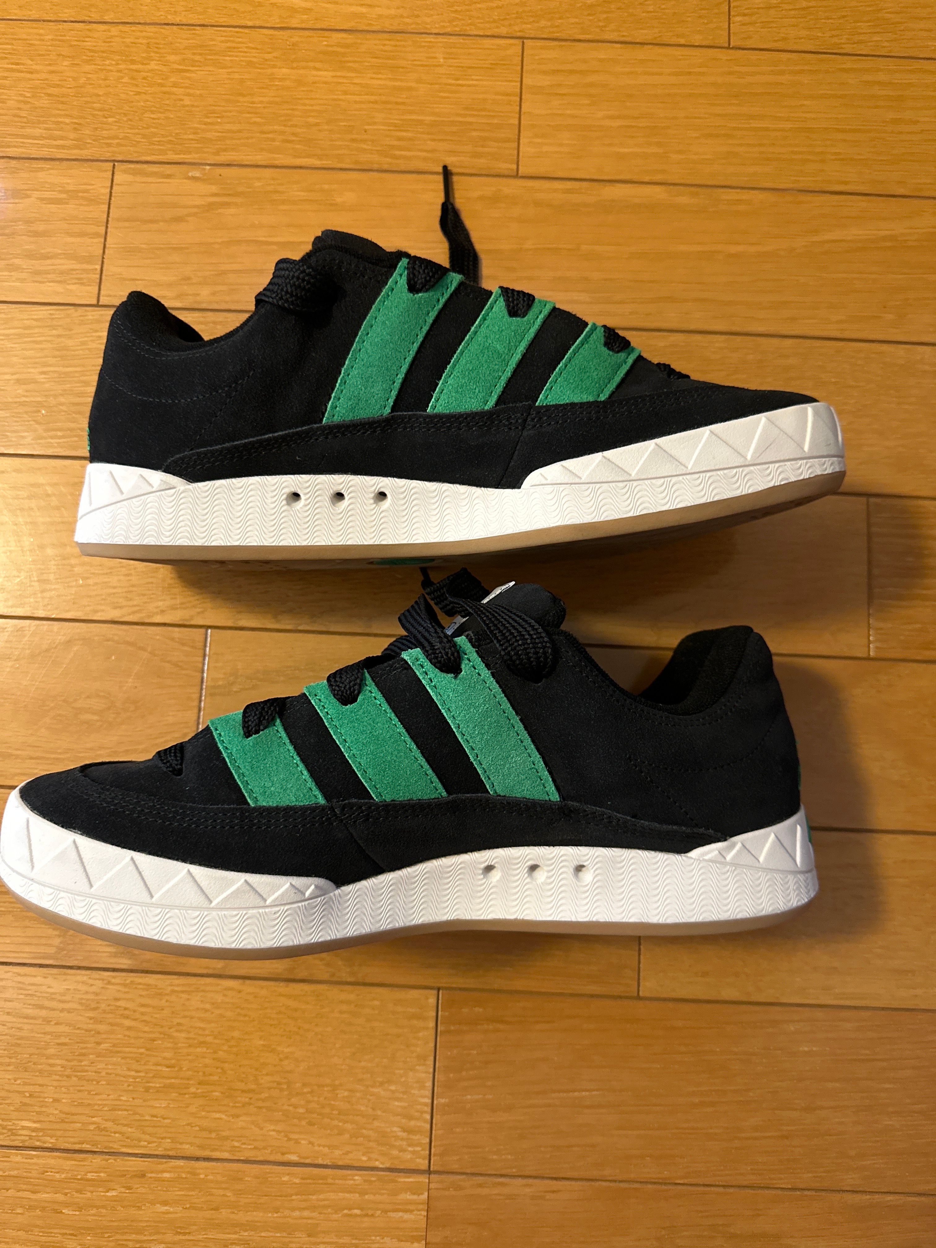 XLARGE × atmos × adidas Adimatic "Black/Green"