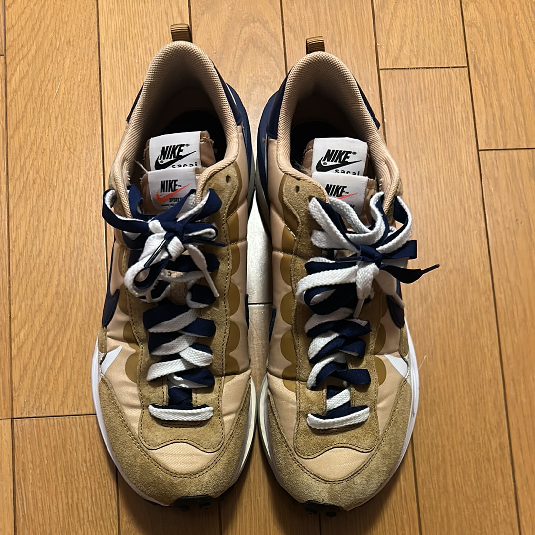 Sacai × Nike Vapor Waffle "Sesame And Blue Void"