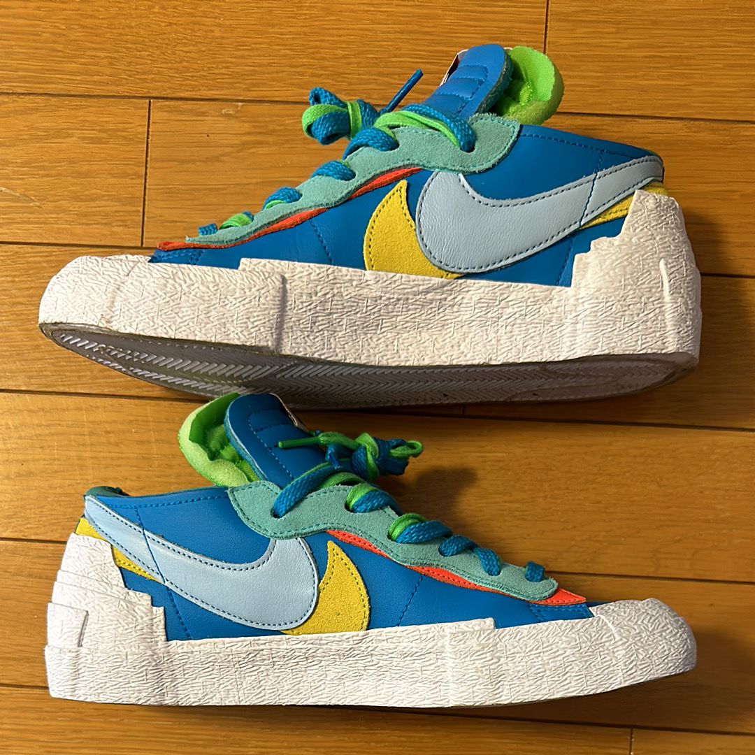 KAWS × sacai × Nike Blazer Low "Neptune Blue"