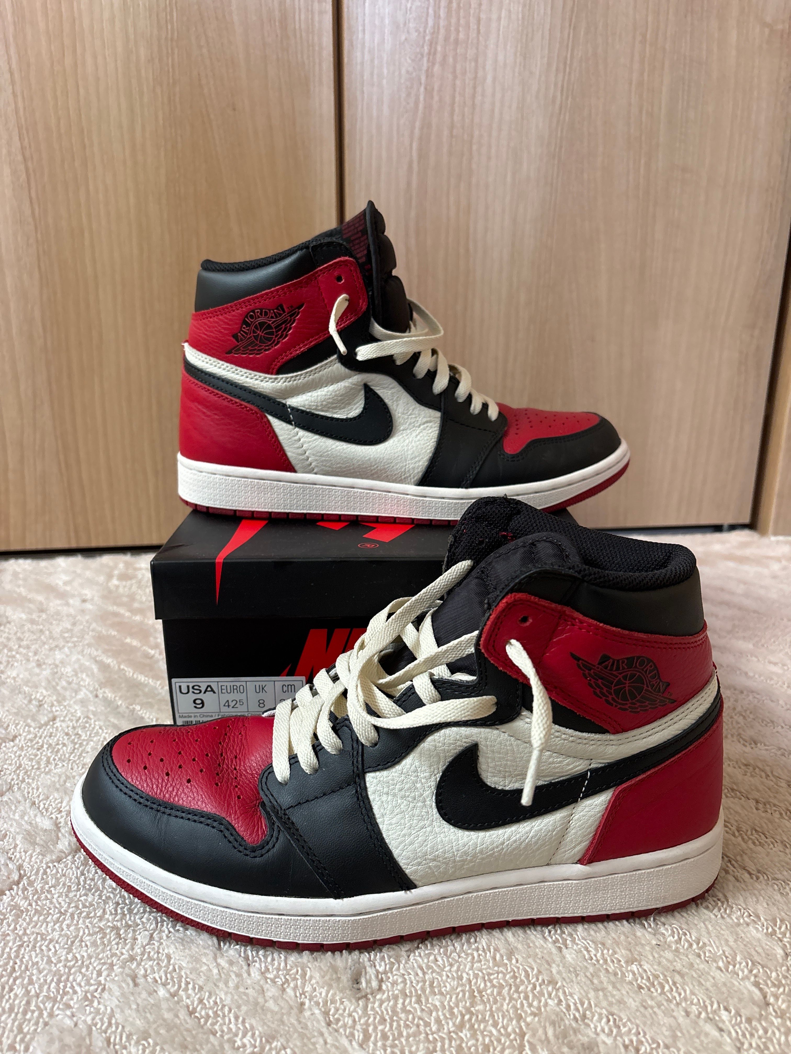 Nike Air Jordan 1 Retro High OG "Bred Toe"