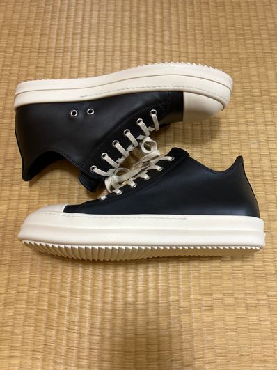 Rick Owens Low Sneaks "Black/Milk