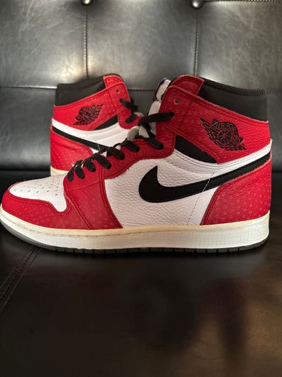 Spiderman × Nike Air Jordan 1 Origin Story "Gym Red/White/Photo Blue/Black"