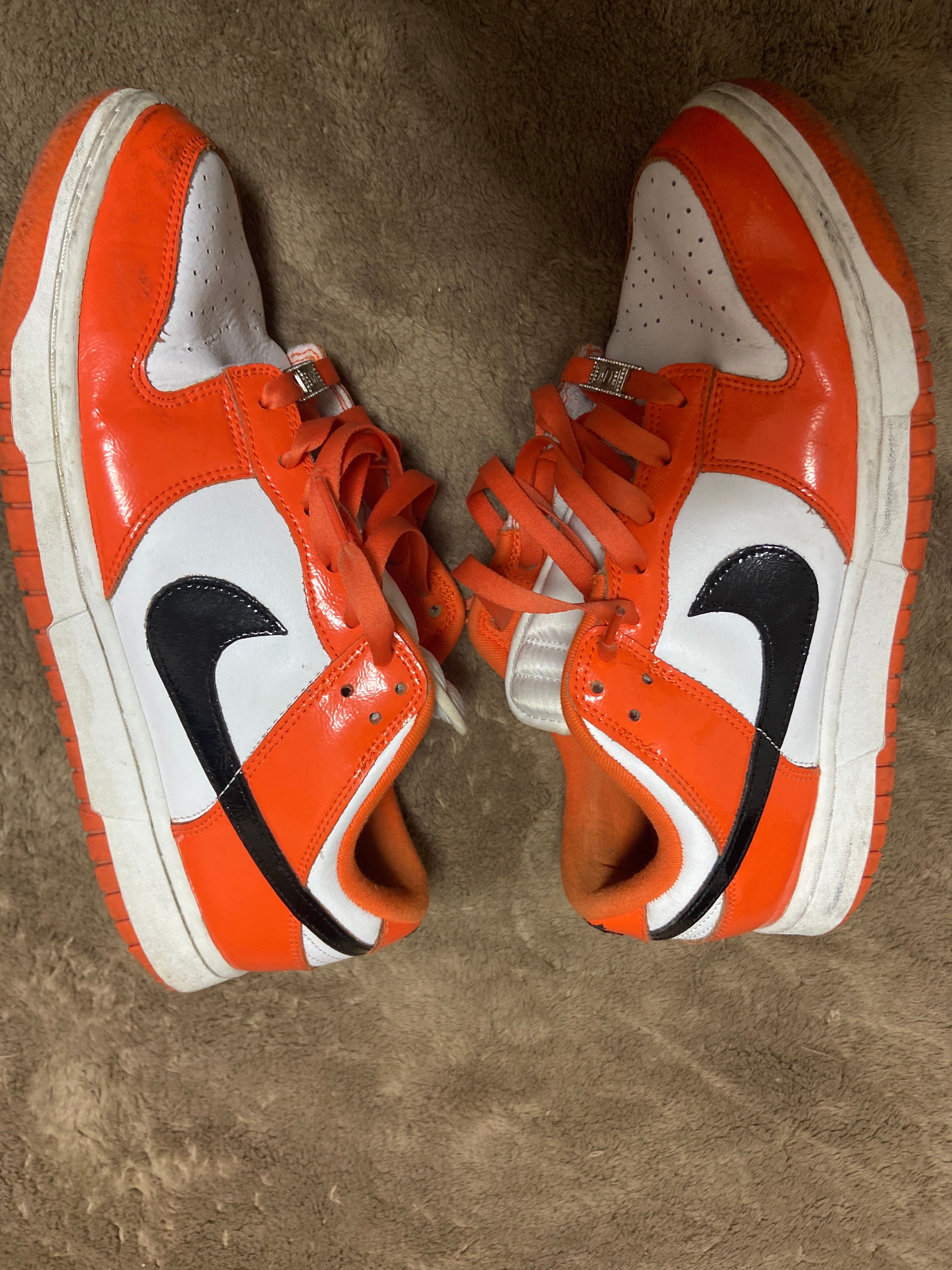 Nike Women's Dunk Low "Patent Orange"