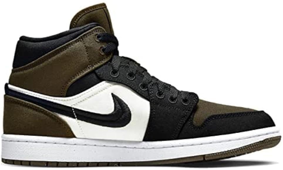 Nike Women's Air Jordan 1 Mid SE "Olive Toe"