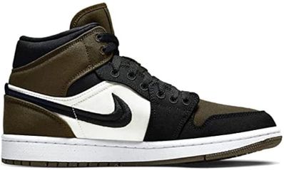 Nike Women's Air Jordan 1 Mid SE "Olive Toe"