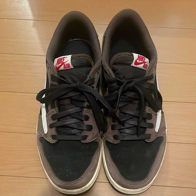 Travis Scott × Nike Air Jordan 1 Low OG SP-T "Black/Dark Mocha"
