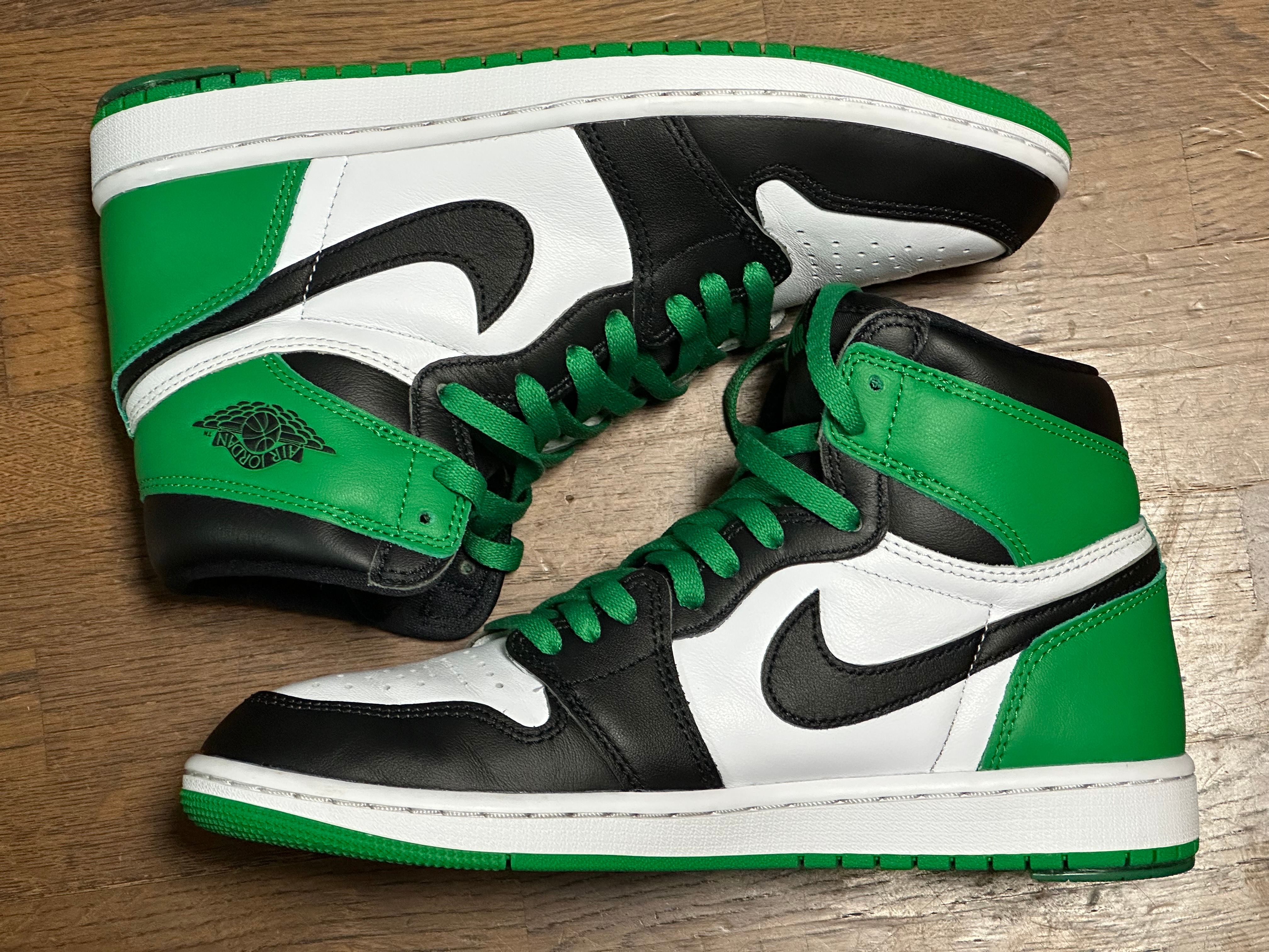 Nike Air Jordan 1 Retro High OG "Celtics/Black and Lucky Green" (2023)