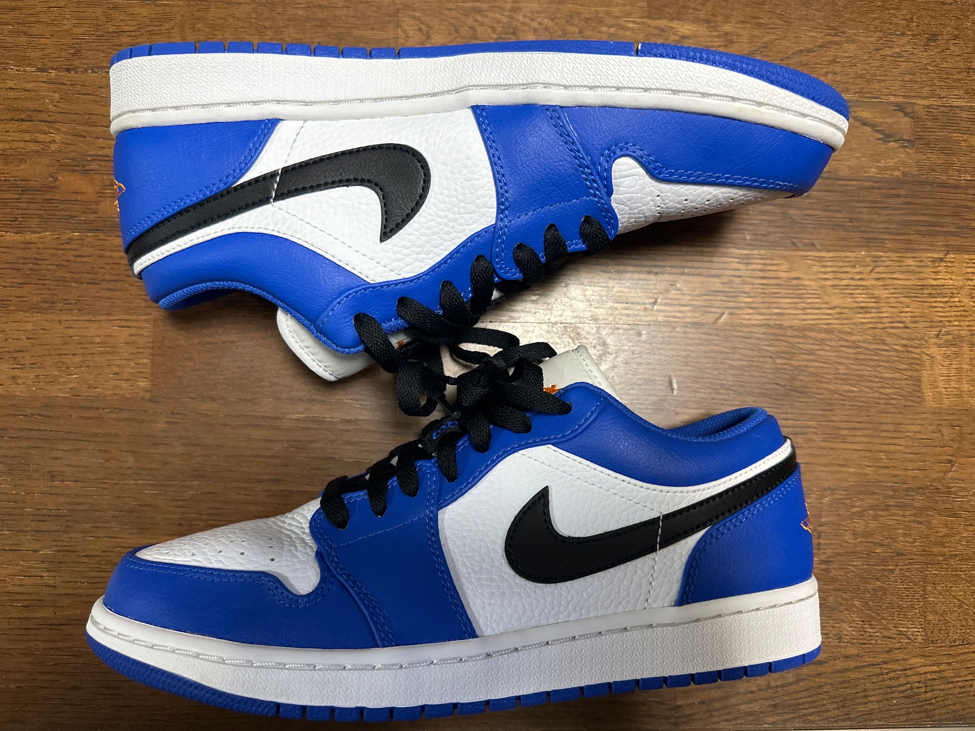 NIKE AIR JORDAN 1 LOW "WHITE/BLUE/ORANGE"