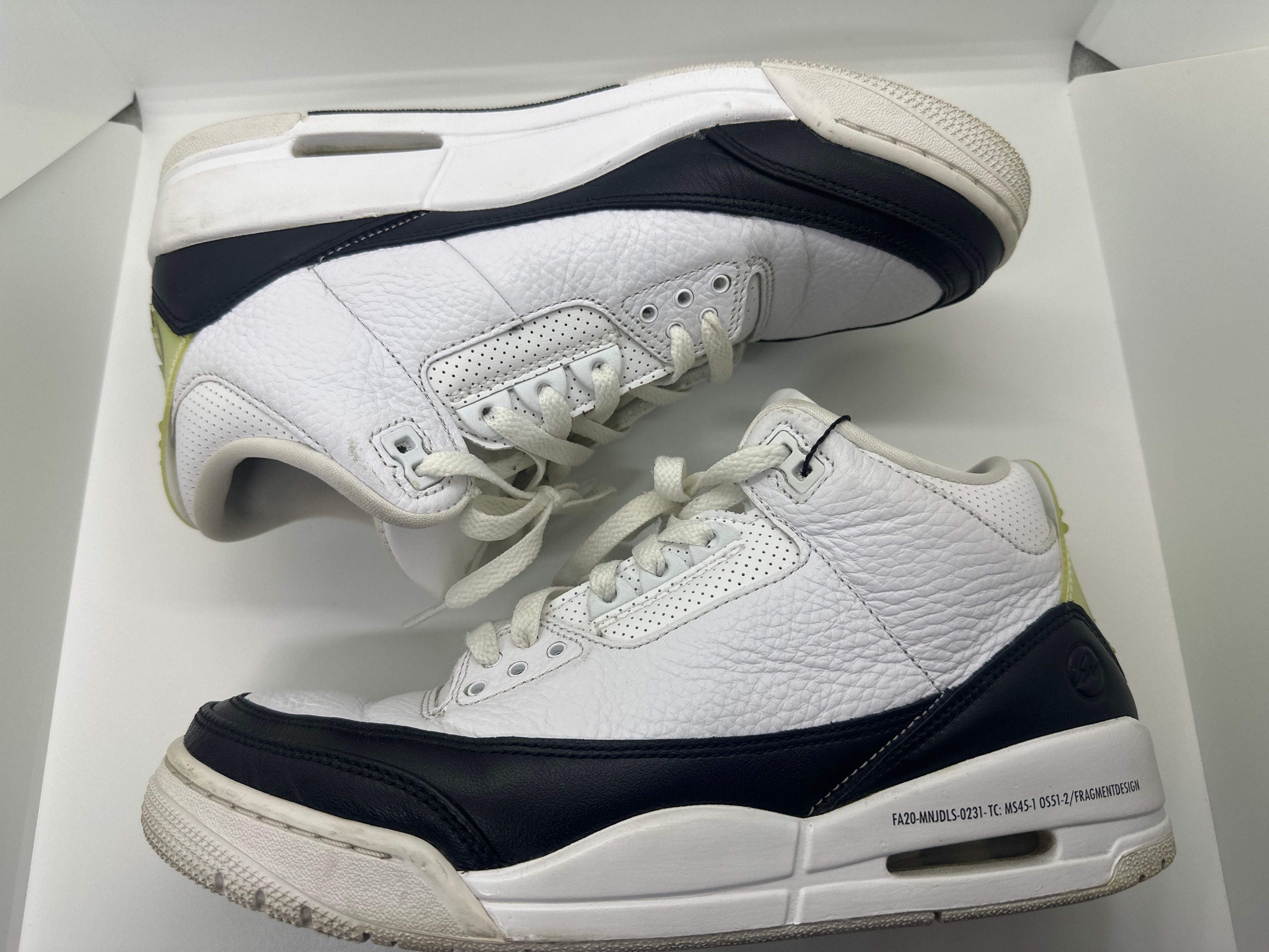 Fragment × Nike Air Jordan 3 "White/Black"