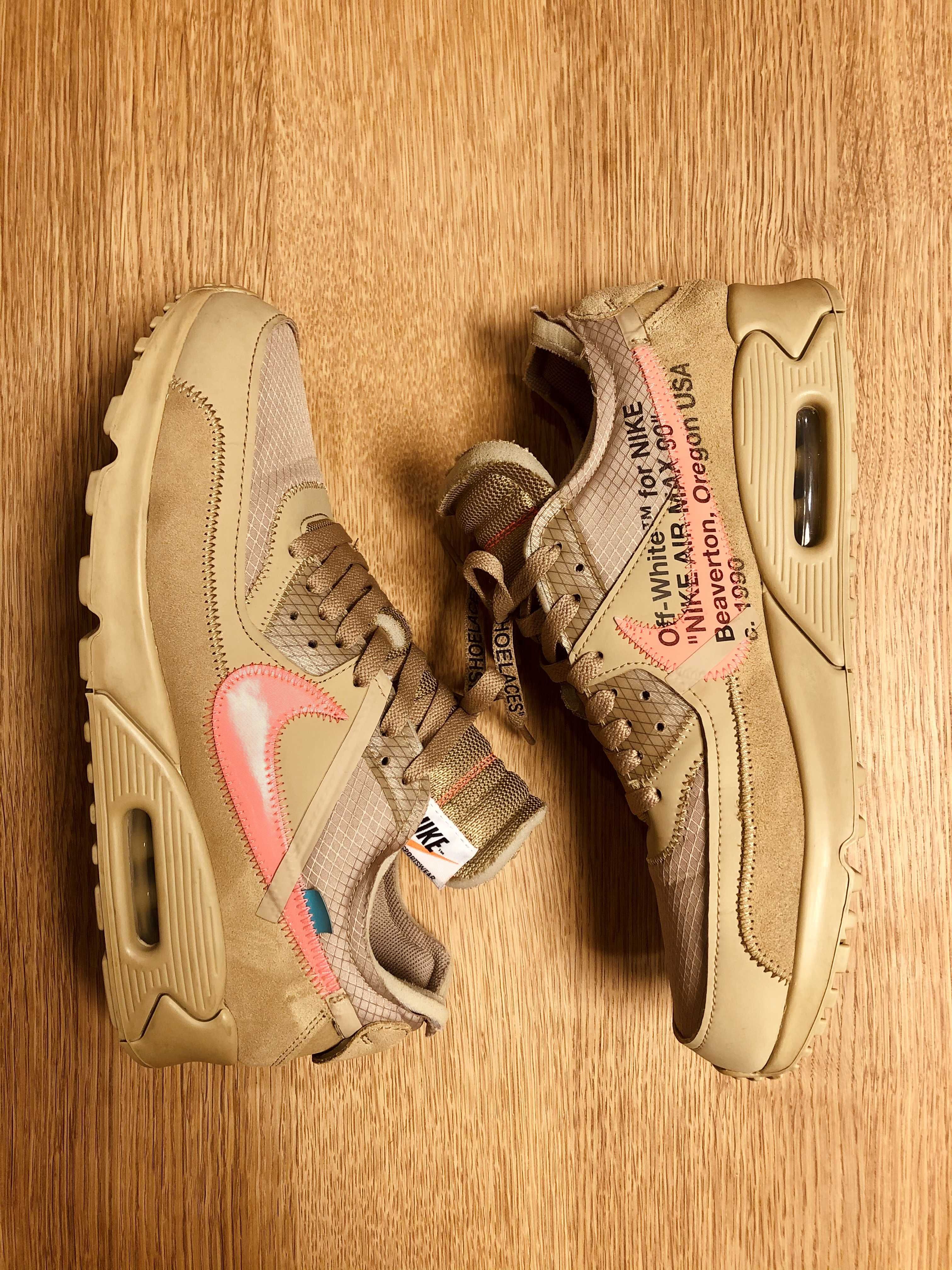 Off-White × Nike Air Max 90 "Desert Ore"