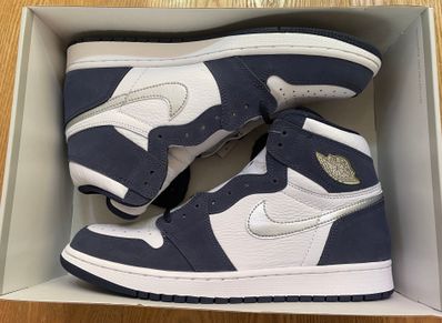 Nike Air Jordan 1 High OG CO.JP "White/Midnight Navy" (2020)(ブリーフケースなし)