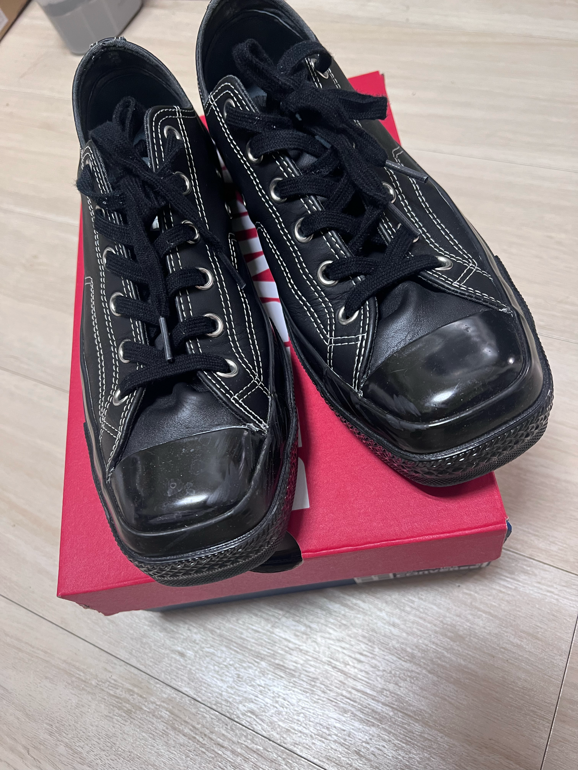 Converse All Star Squaretoe LE OX "Black/Black"