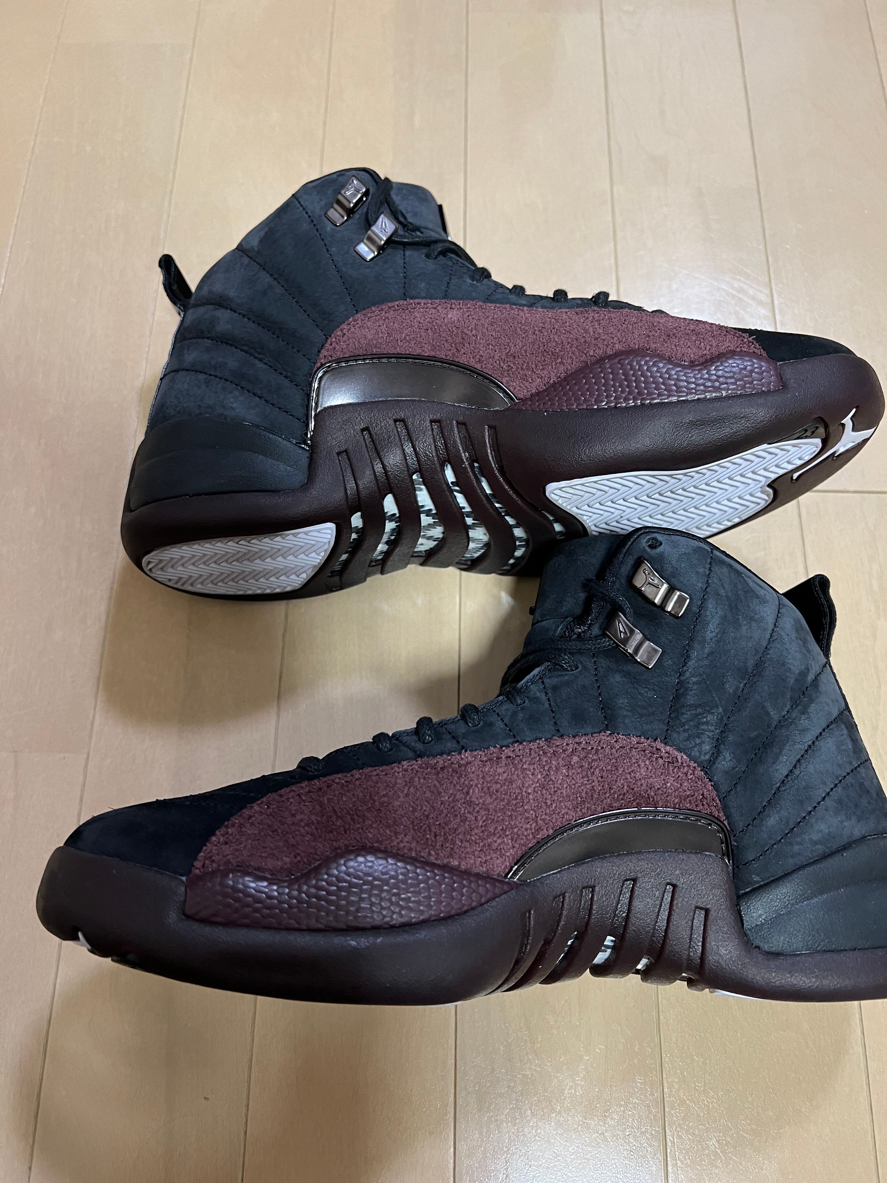 A Ma Maniere × Nike Women's Air Jordan 12 "Black and Burgundy Crush"