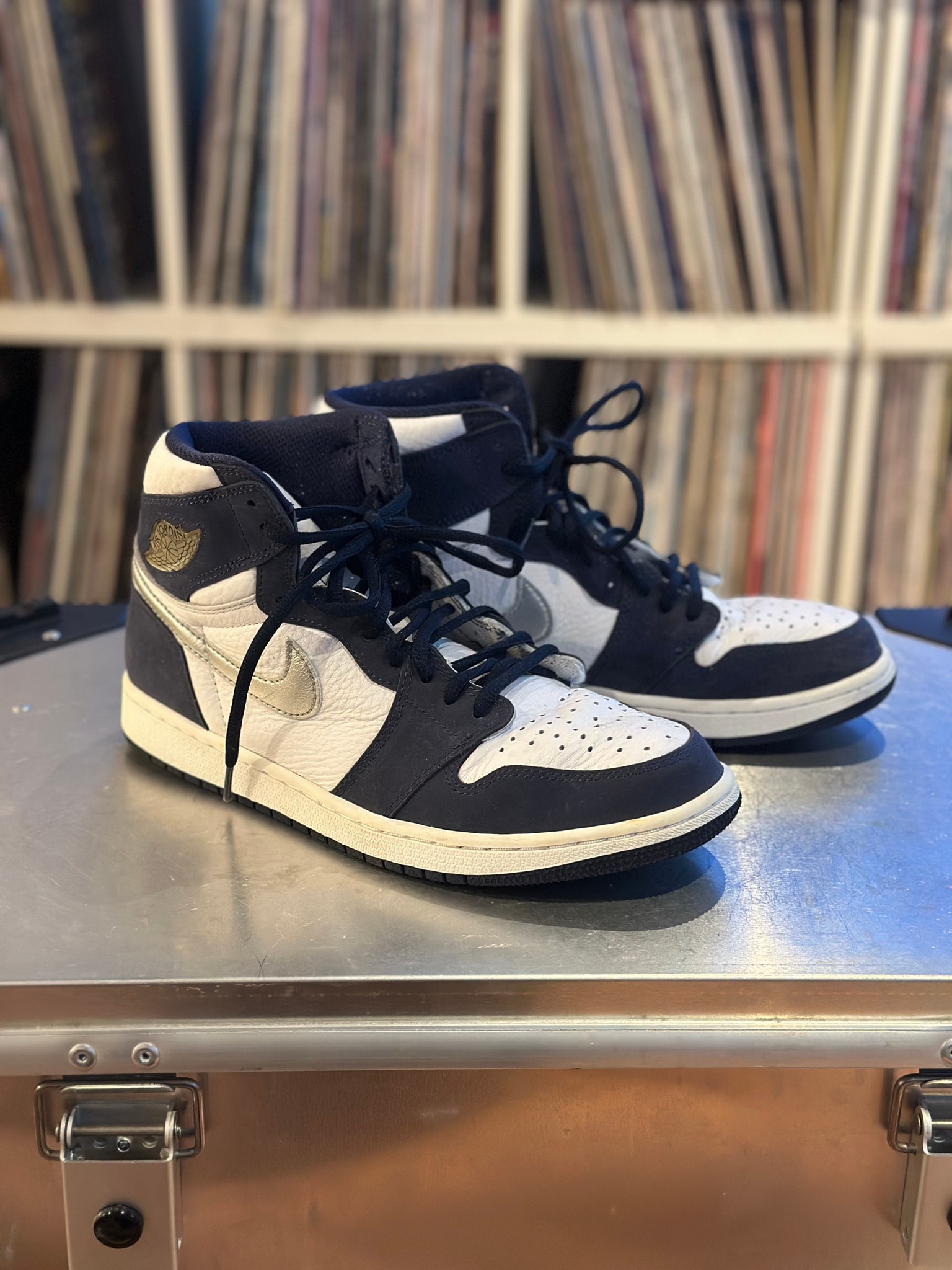 Nike Air Jordan 1 High OG CO.JP "White/Midnight Navy" (2020) (Standard Box)