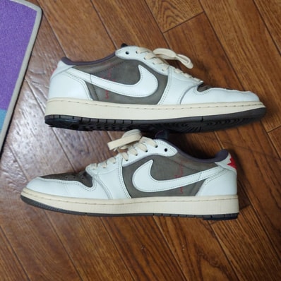 Travis Scott × Nike Air Jordan 1 Low OG SP "Reverse Mocha/Sail and Ridgerock"