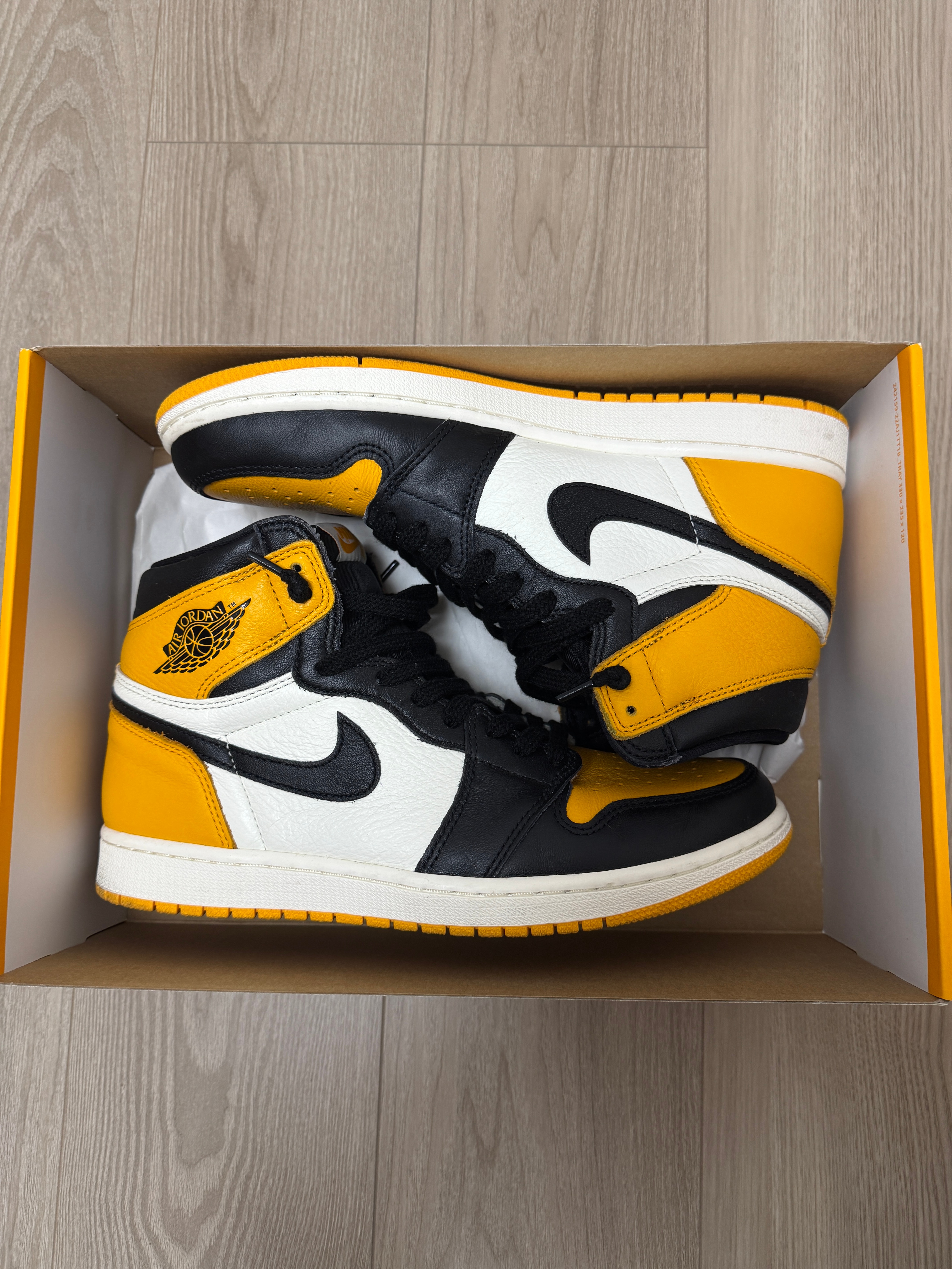 ✨美品✨ナイキ エアージョーダン1 Taxi タクシー 23cm エア ジョーダン 1 NIKE AIR JORDAN HIGH OG taxi/black-sail