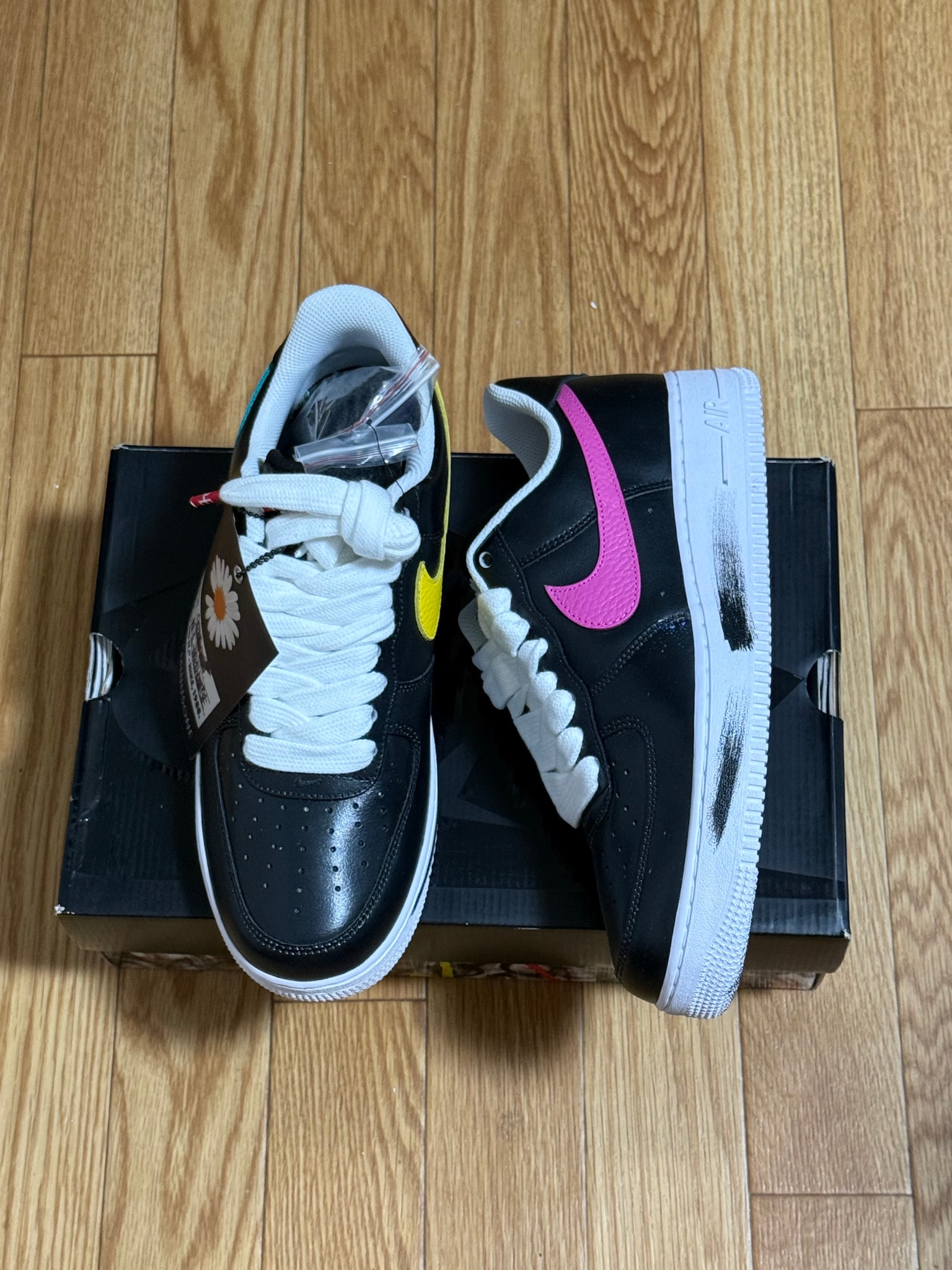 PEACEMINUSONE × Nike Air Force 1 Low '07 Para-Noise 3.0 "Black and Multi-Color" / G-DRAGON