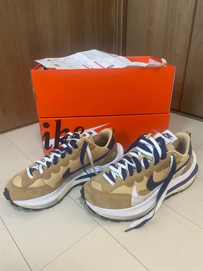 Sacai × Nike Vapor Waffle "Sesame And Blue Void"