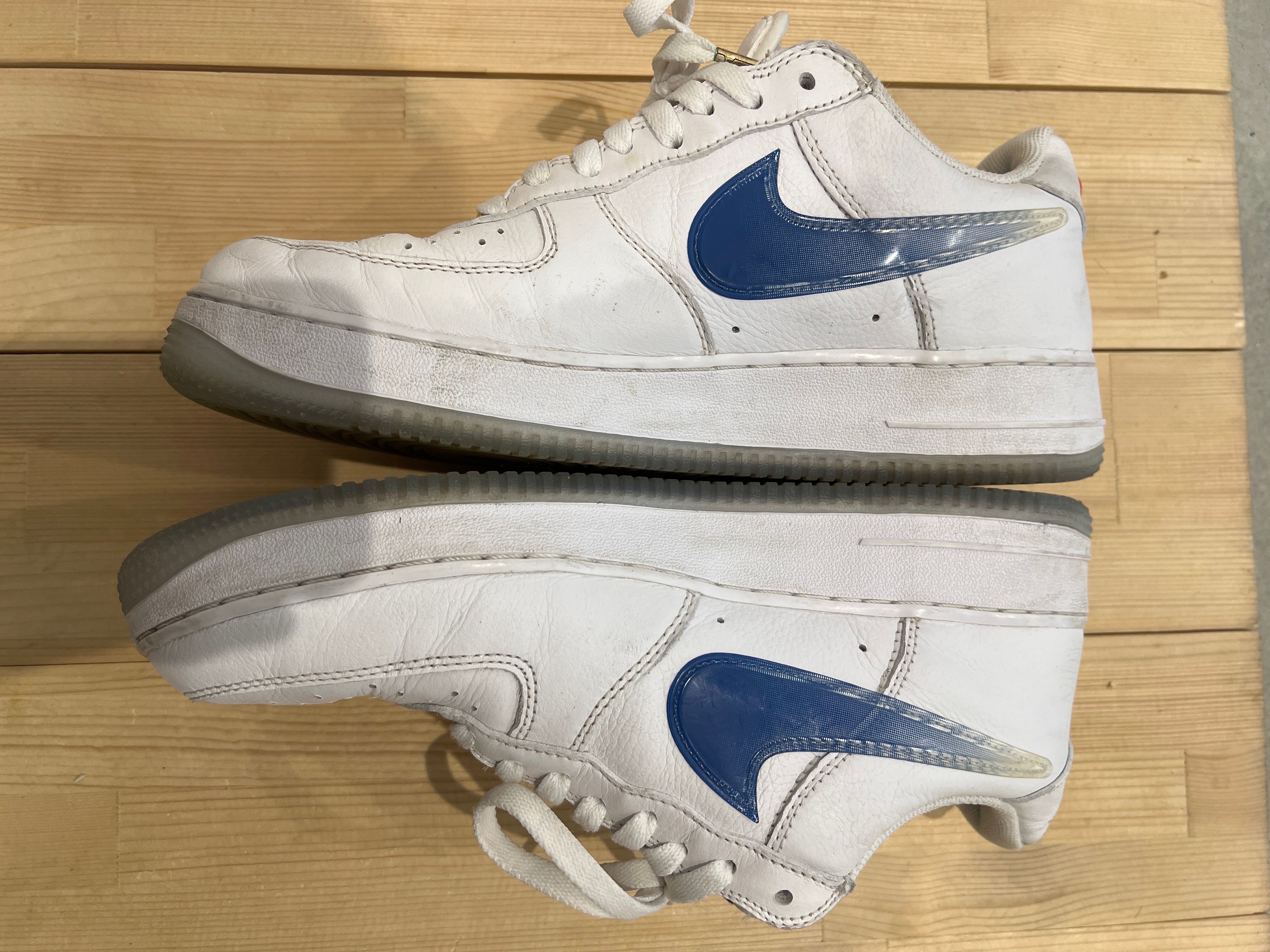 KITH × Nike Air Force 1 Low "White/Rush Blue/White/Brilliant Orange"