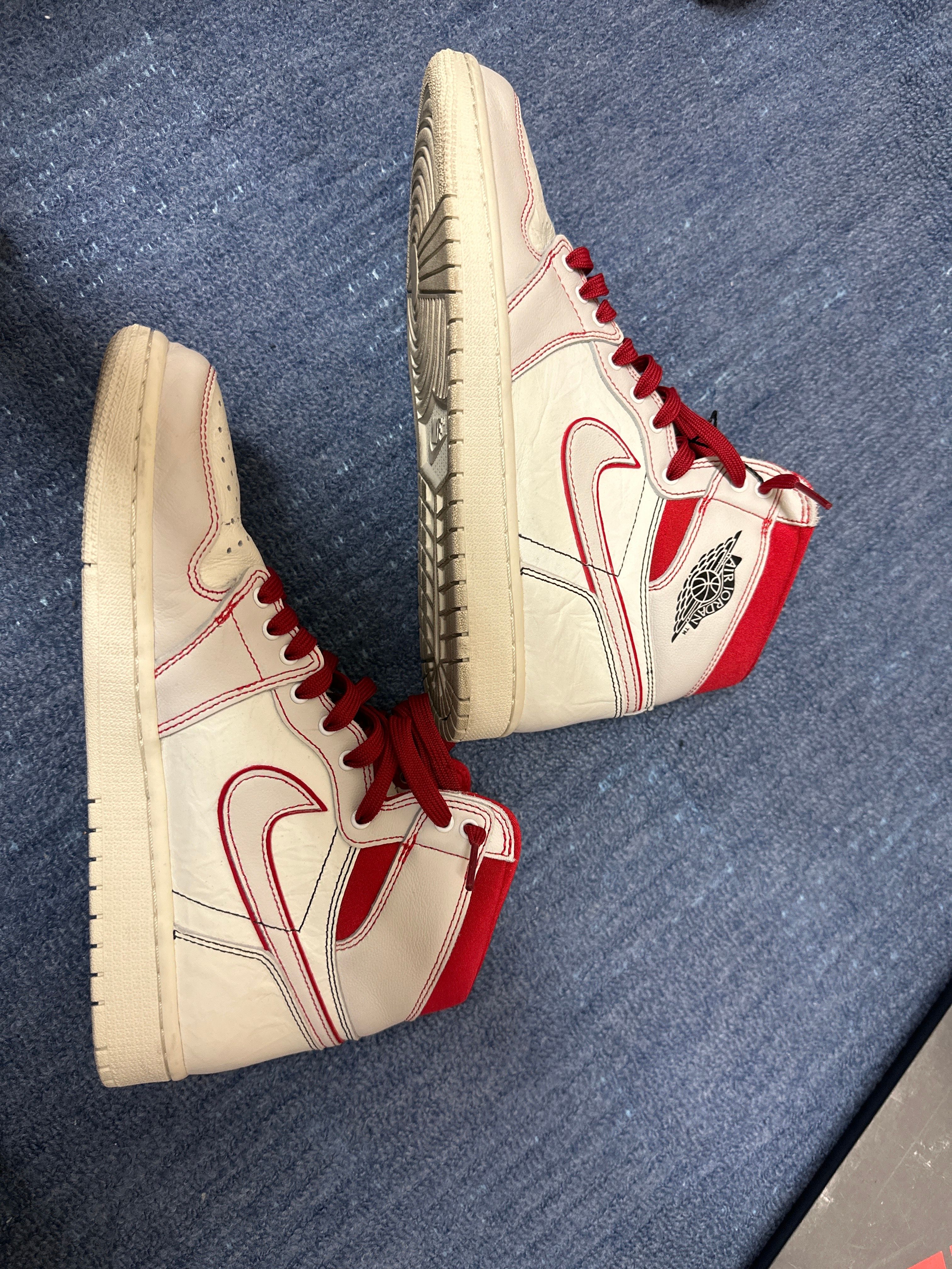 Nike Air Jordan 1 Retro High OG "Sail/University Red"     