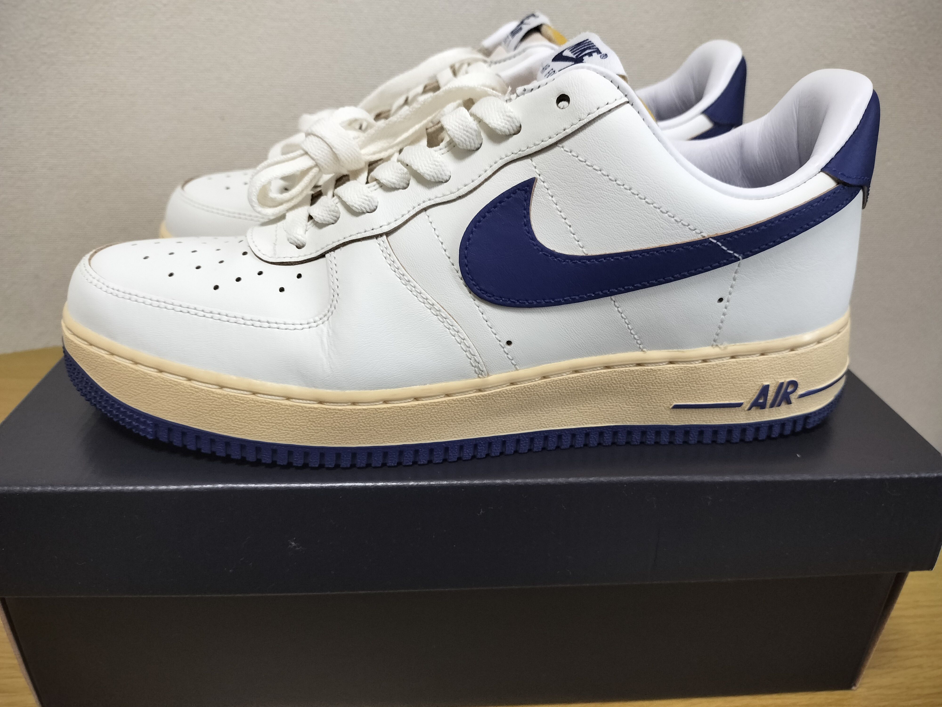 Nike Women's Air Force 1 '07 "Sail/Pale Vanilla/Gold Suede/Deep Royal Blue"