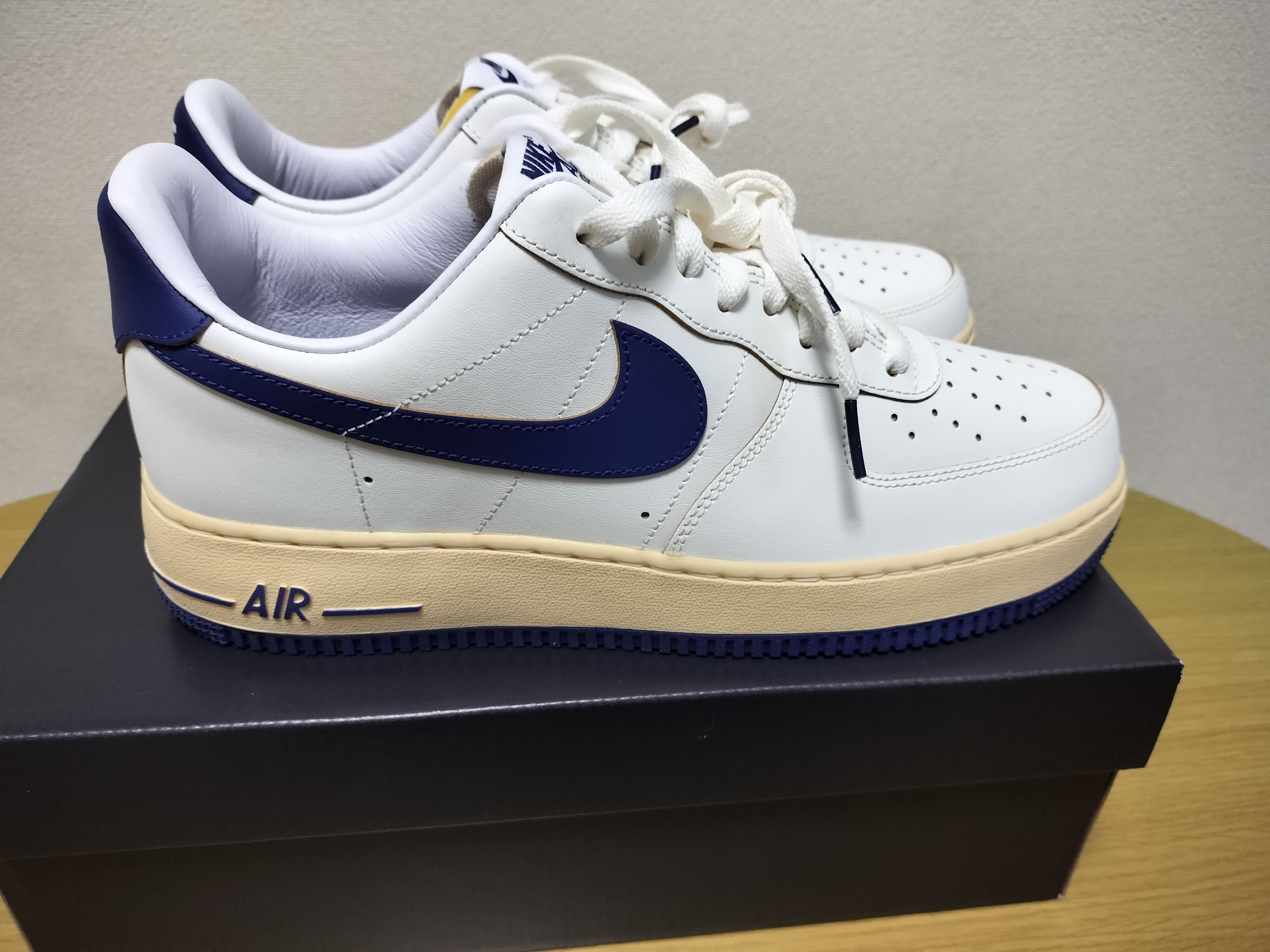 Nike Women's Air Force 1 '07 "Sail/Pale Vanilla/Gold Suede/Deep Royal Blue"