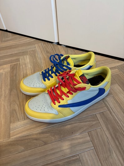 Travis Scott × Nike Women's Air Jordan 1 Retro Low OG "Canary"