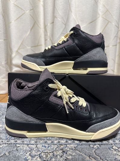A Ma Maniere × Nike Women's Air Jordan 3 Retro OG SP "Black and Flat Pewter/WYWS"