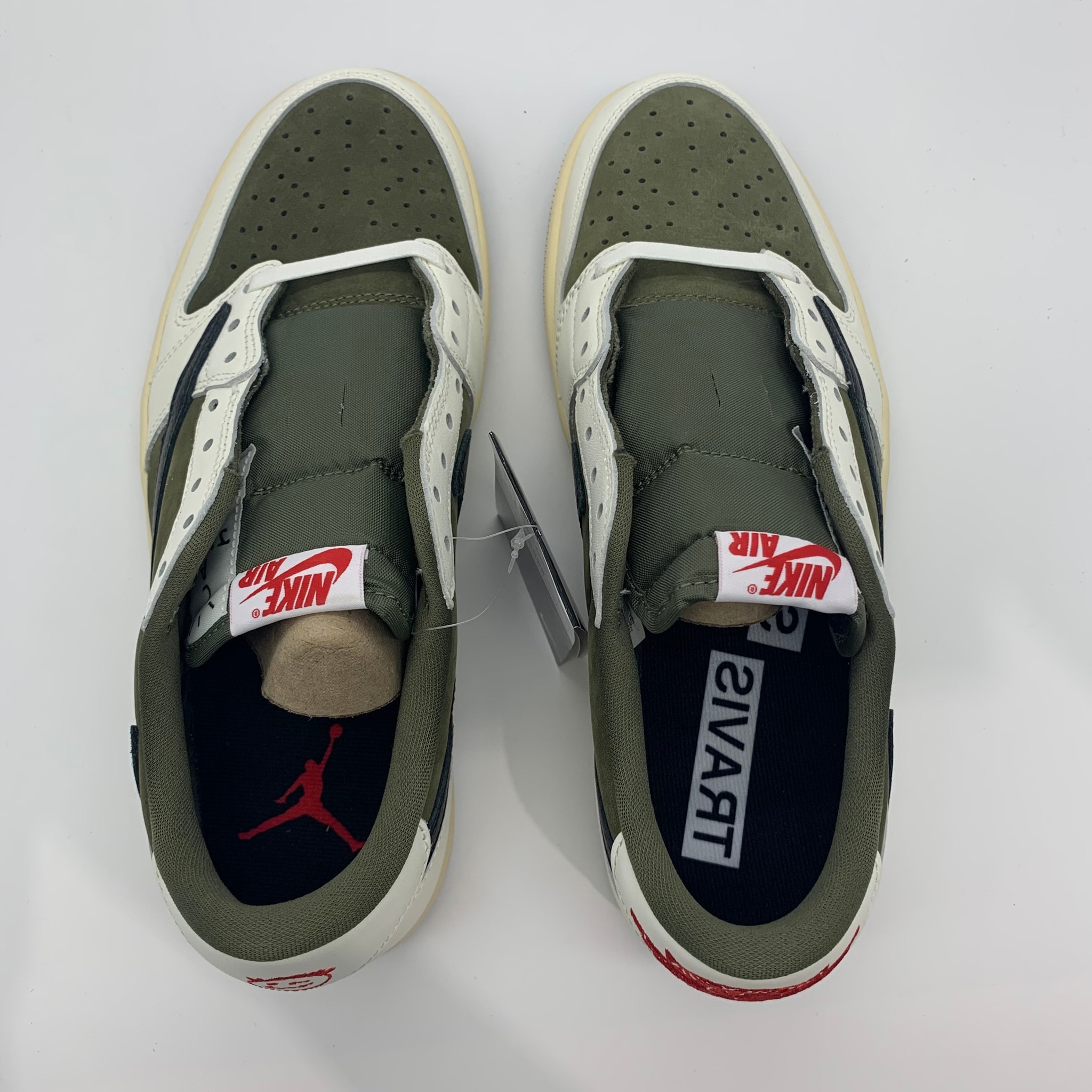 Travis Scott × Nike Air Jordan 1 Low OG SP "Reverse Olive"