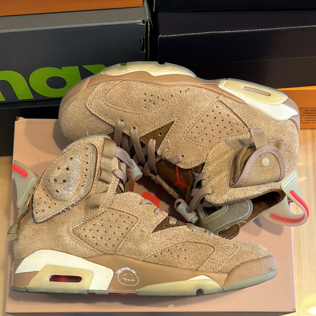 Travis Scott × Nike Air Jordan 6 "British Khaki"