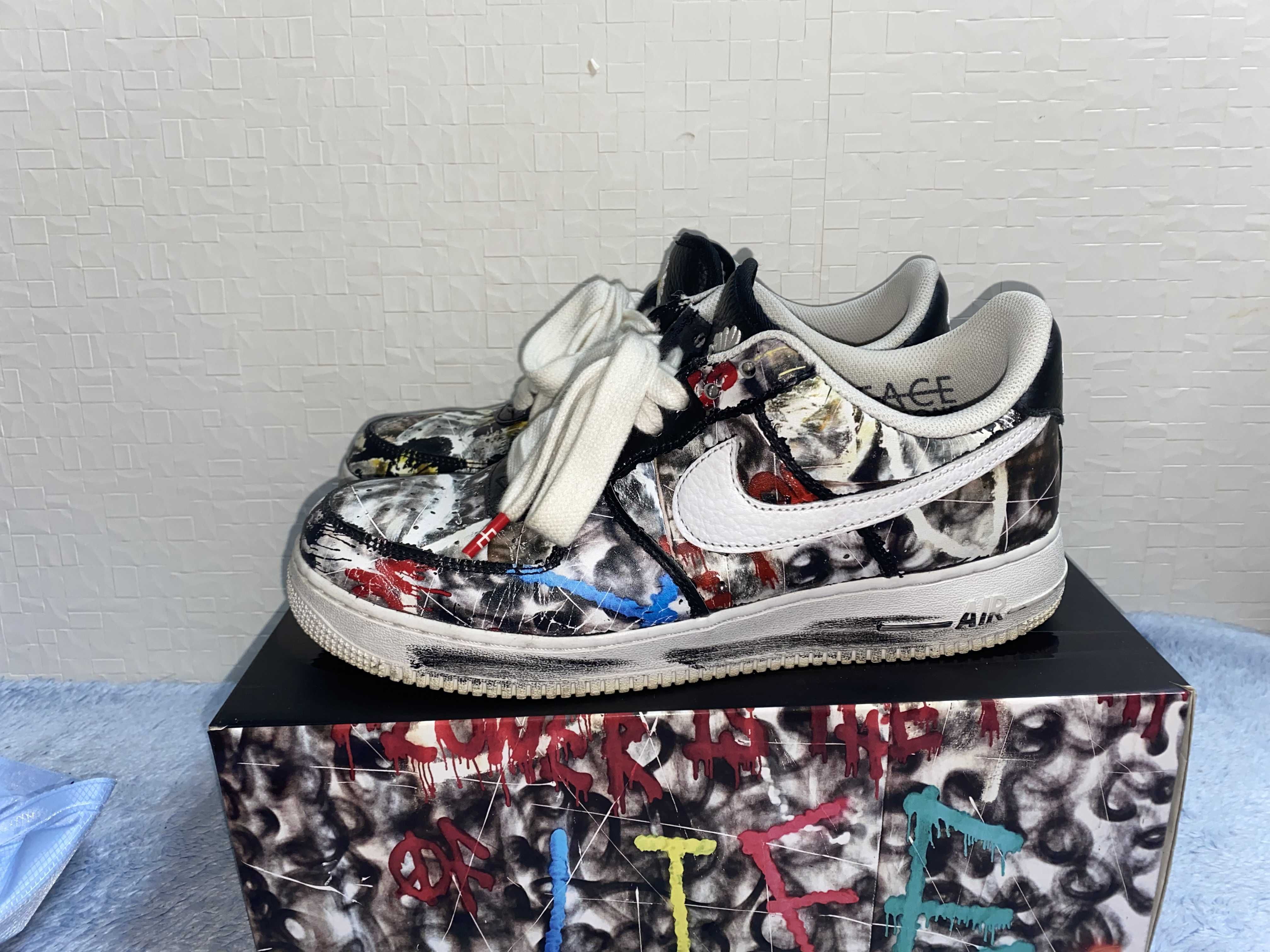 PEACEMINUSONE × Nike Air Force 1 Low Para Noise "Black" / G-DRAGON