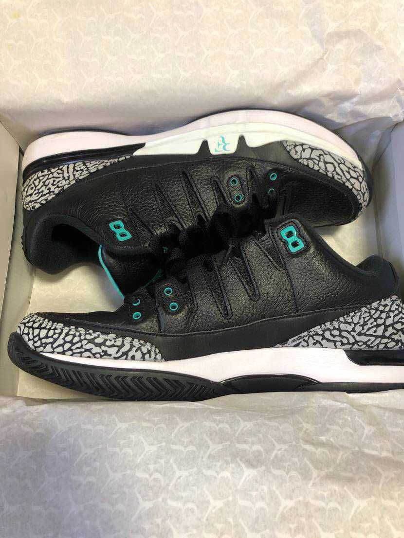 atmos × Nike Zoom Vapor AJ3 "Elephant/Safari"