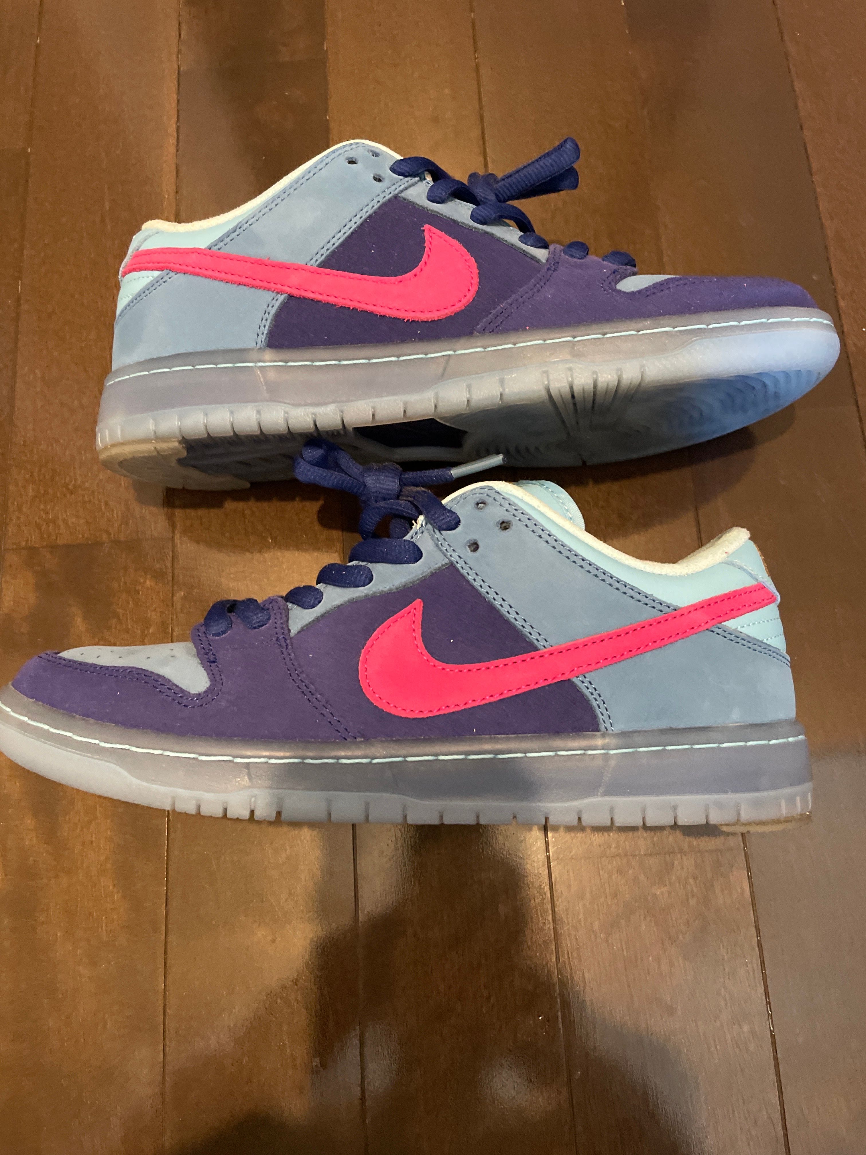 Run The Jewels × Nike SB Dunk Low "Deep Royal Blue and Active Pink"
