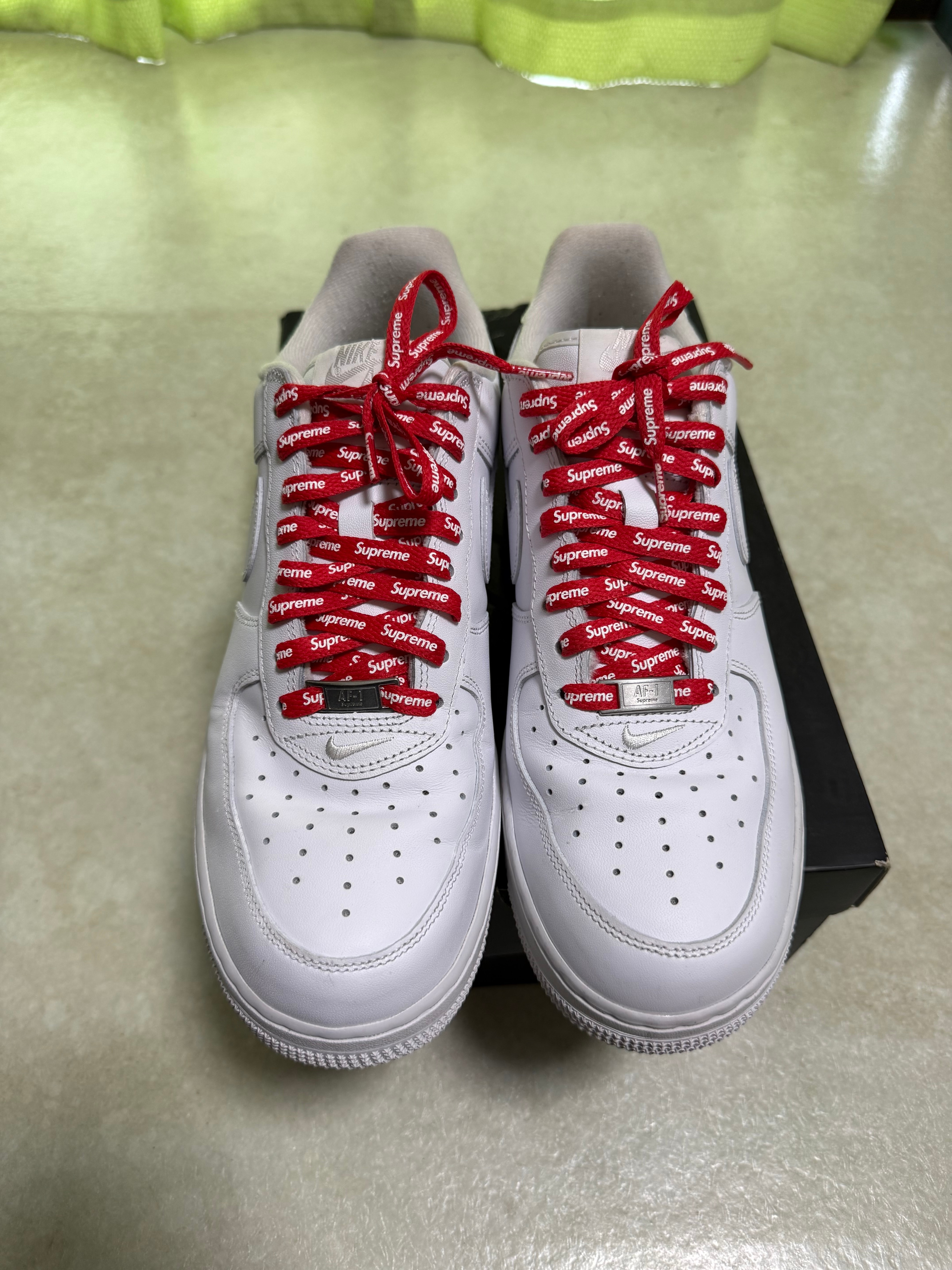 Supreme × Nike Air Force 1 Low "White"