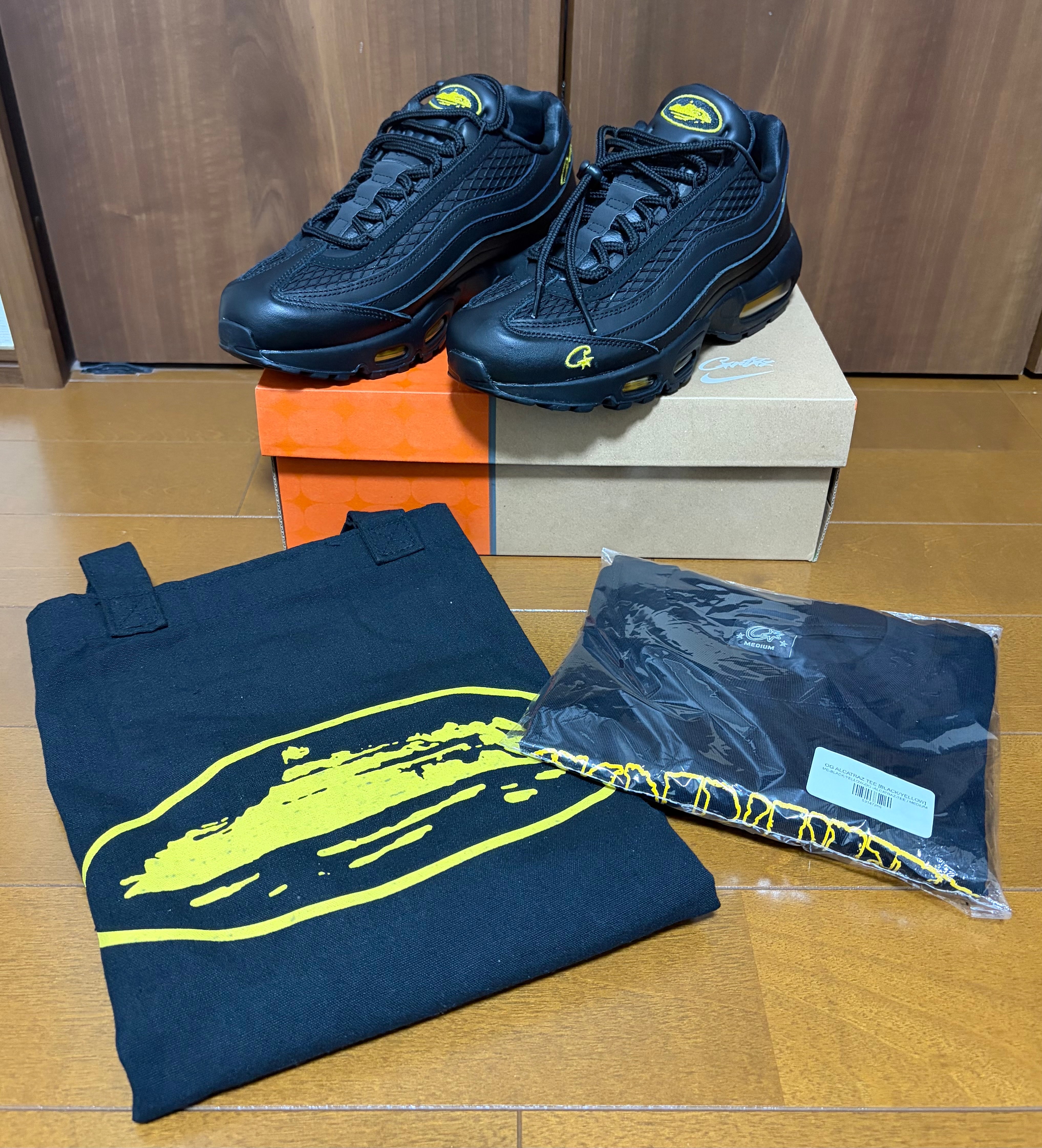 Corteiz × Nike Air Max 95 "Black and Tour Yellow"