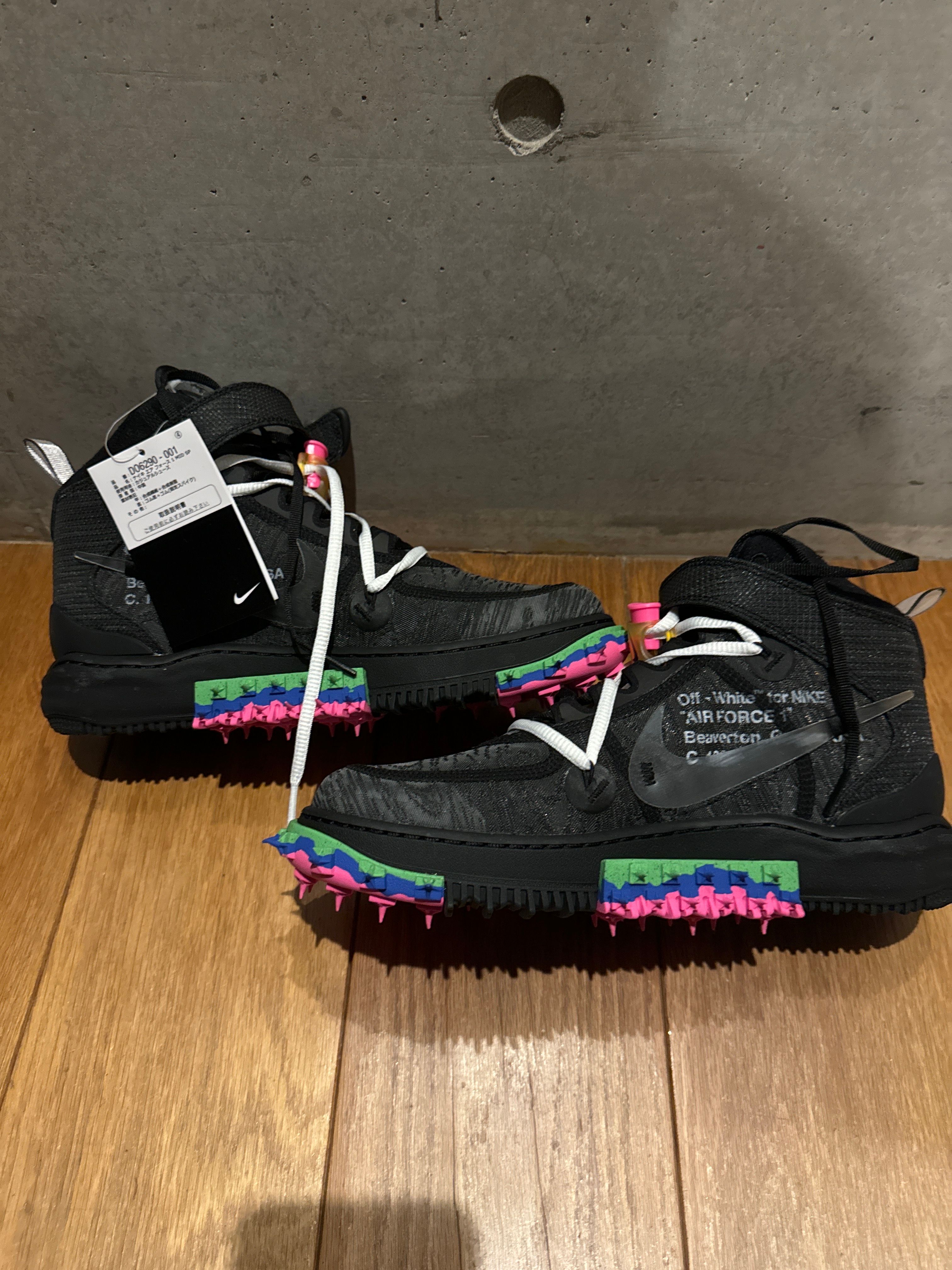 Off-White × Nike Air Force 1 Mid "Black"