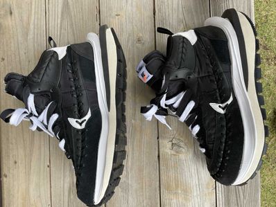 Jean-Paul Gaultier × sacai × Nike Vapor Waffle "Black/Black-White"