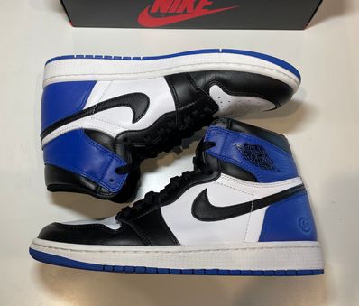 fragment design × Nike Air Jordan 1 Retro High OG "Black/Sport Royal/White"