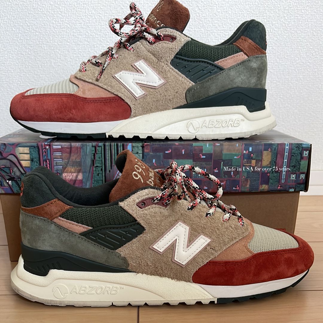 KITH Ronnie Fieg and the Frank Lloyd Wright Foundation × New Balance 998 "Beige/Chutney"