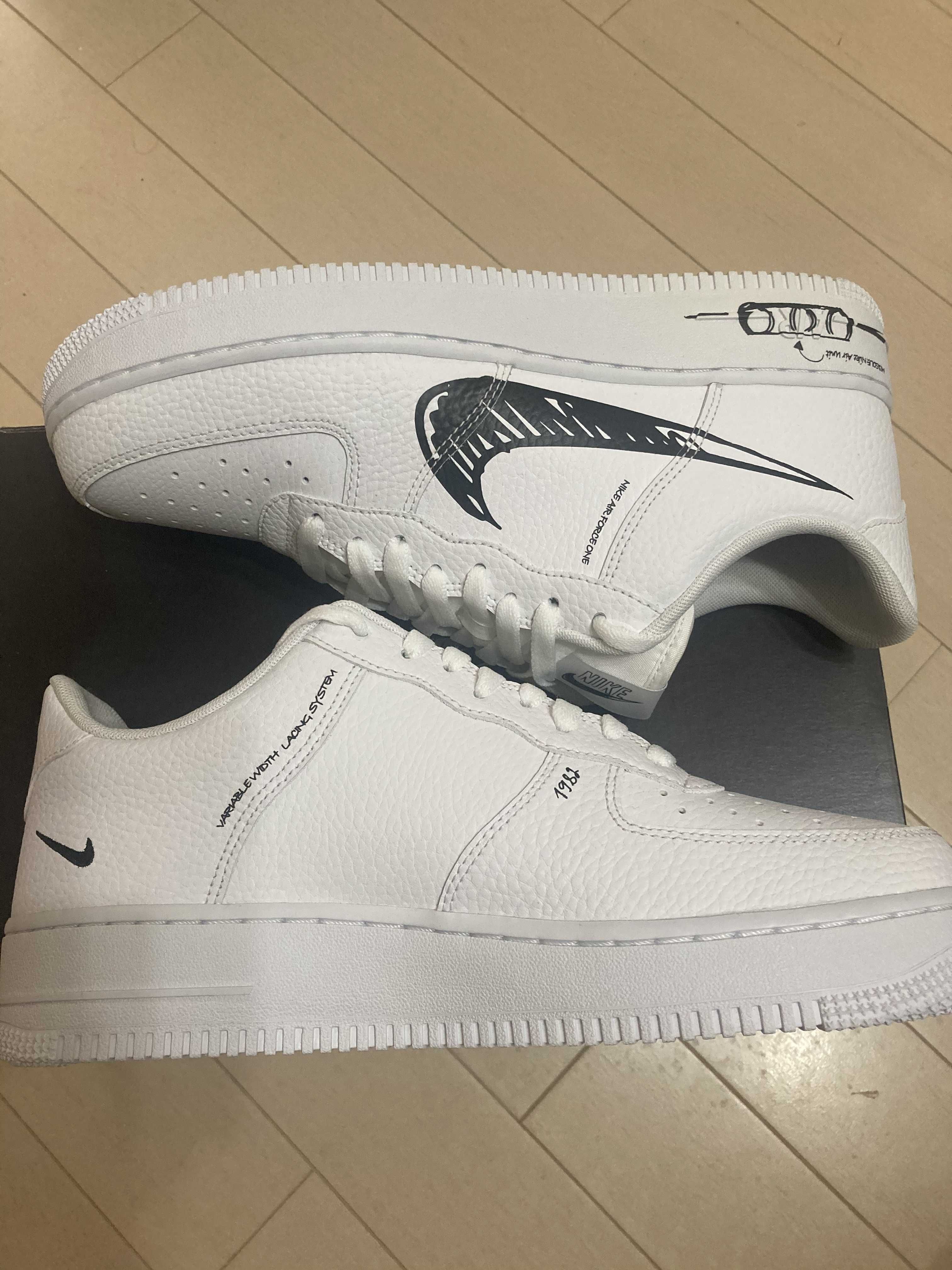 Nike Air Force 1 Low LV8 Utility "Black Sketch"